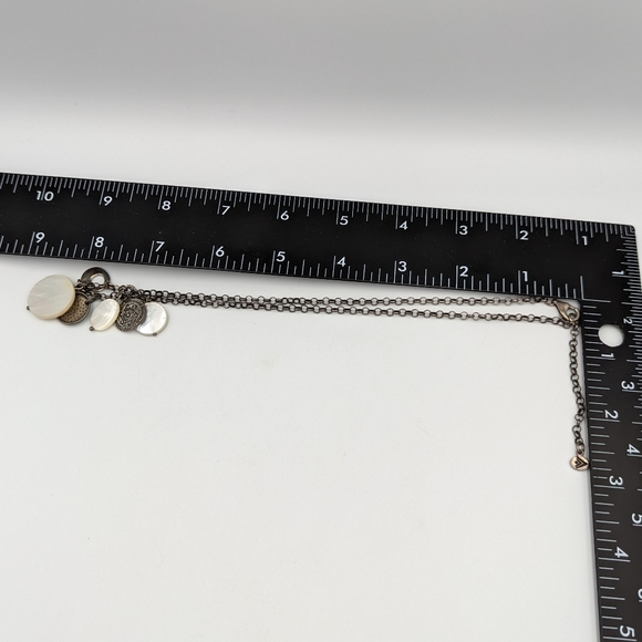 Beautiful Silpada Sterling 925 Mother of Pearl Discs/Pendants Necklace - Picture 13 of 13